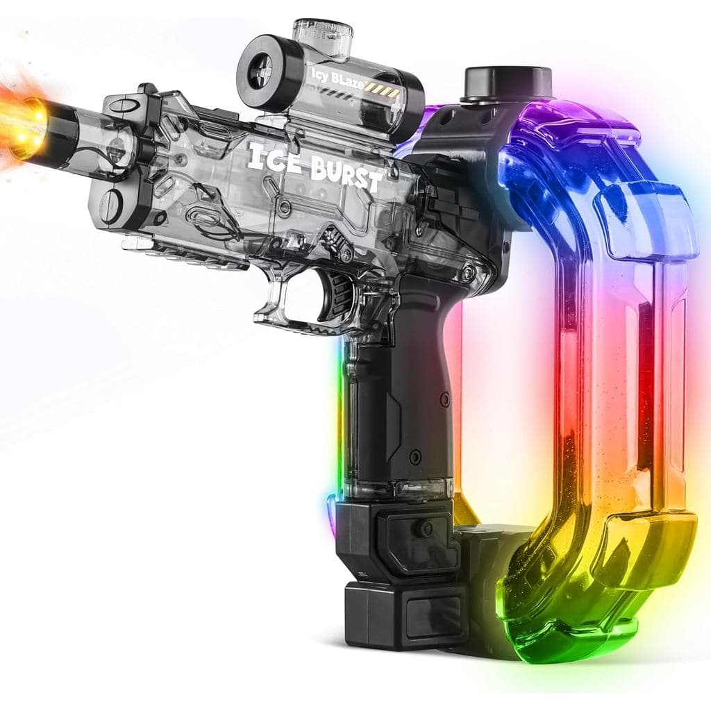 Pistola de Água Elétrica para Adultos e Crianças, Potente Lança-Água, Pistola de Água Automática de Alta Pressão com Cha