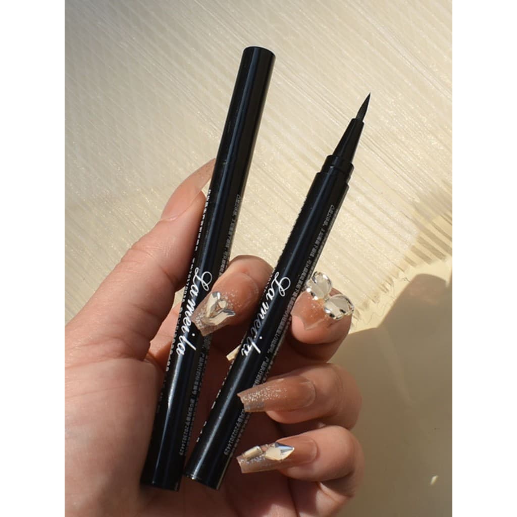 Caneta delineadora líquida à prova d'água, à prova de suor, cor de longa duração, sem manchas, fina, ultrafina, feminina