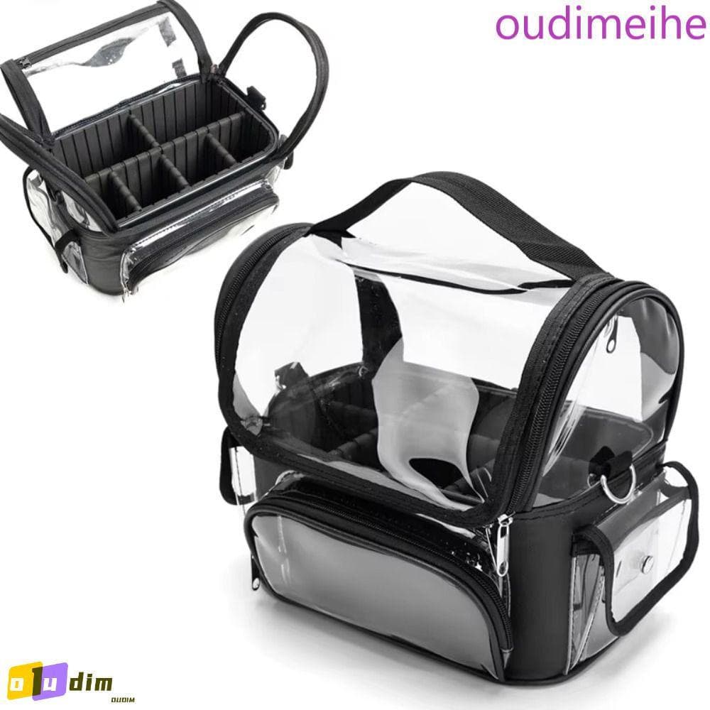 Bolsa De Maquiagem Feminina OUDIMEIHE , Alça Ajustável , Cosmética Portátil De Grande Capacidade , À Prova D'água