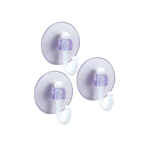 Gancho Ventosa Kit 3/6 ou 9 Cabides Ventosa Forte Multiuso Sem Furo Suporte