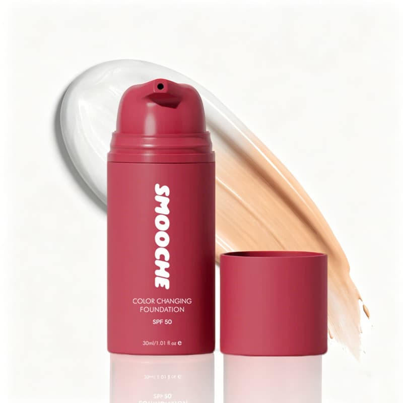 Spot Smoooche Red Can Color Changing Powder Foundation Corretivo Natural8989260607