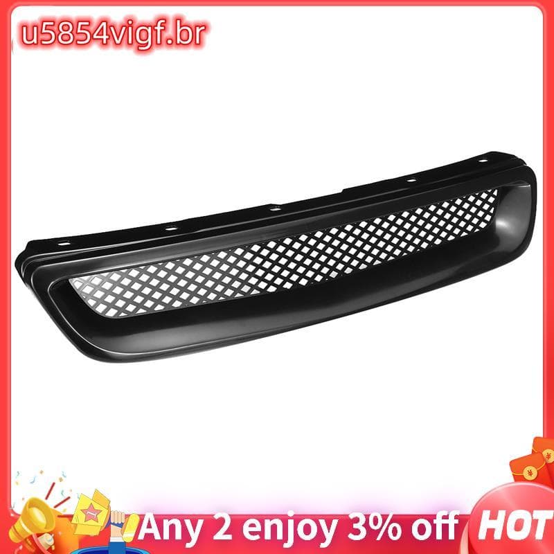 ABS Preto Carro Amortecedor Dianteiro Capa Grille Guarnição Para EK DX EX LX 1996 1997 1998