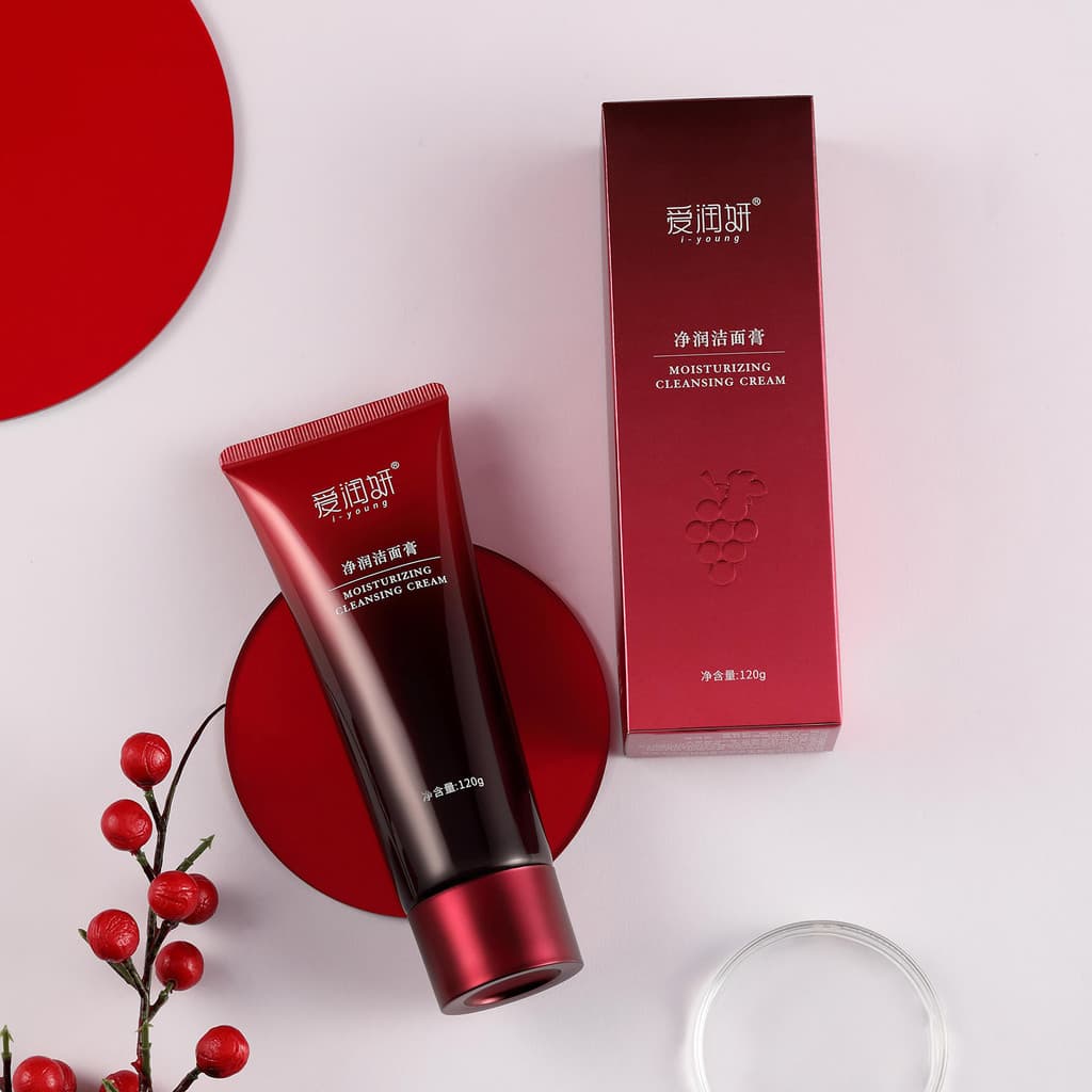 Airunyan Cosmetics Yuzhuang limpador Facial de limpeza de sementes de uva 120g