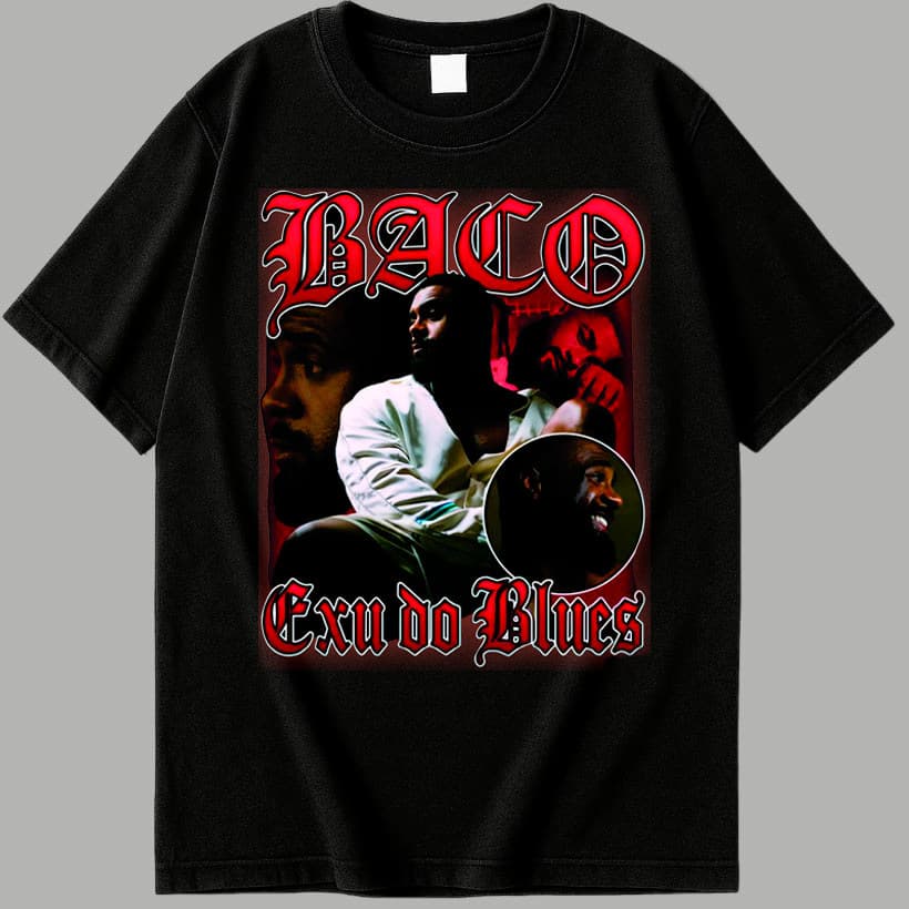 Camiseta 100% Algodão Baco Exu do Blues Unissex Casual Envio Rapido Temos Plus Size