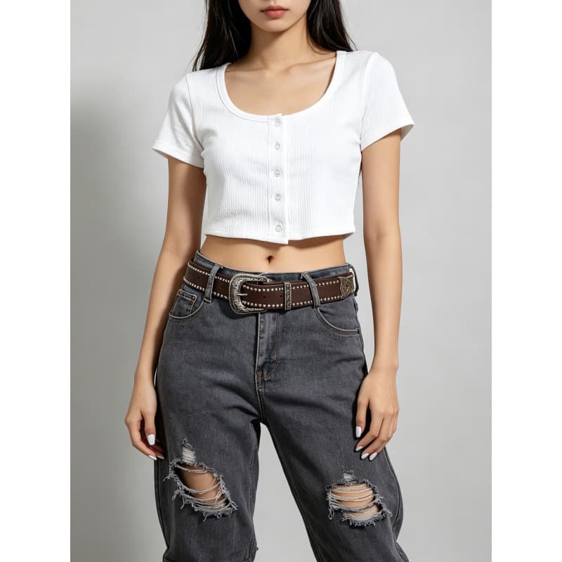 Novo Retro salgueiro unhas estilo Punk cinto único das mulheres dos homens na moda Universal cinto quente menina Jeans c