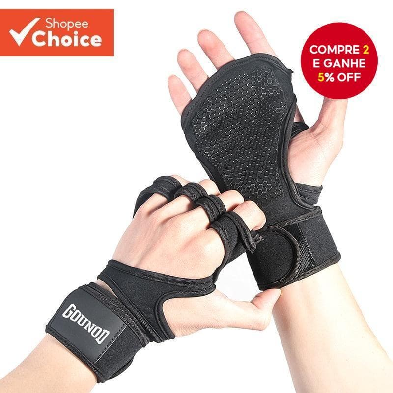 Luvas Esportivas Para Levantamento De Peso , Treinamento Fitness , Academia , Faixa De Pulso , Crossfit , Protetor De Mã