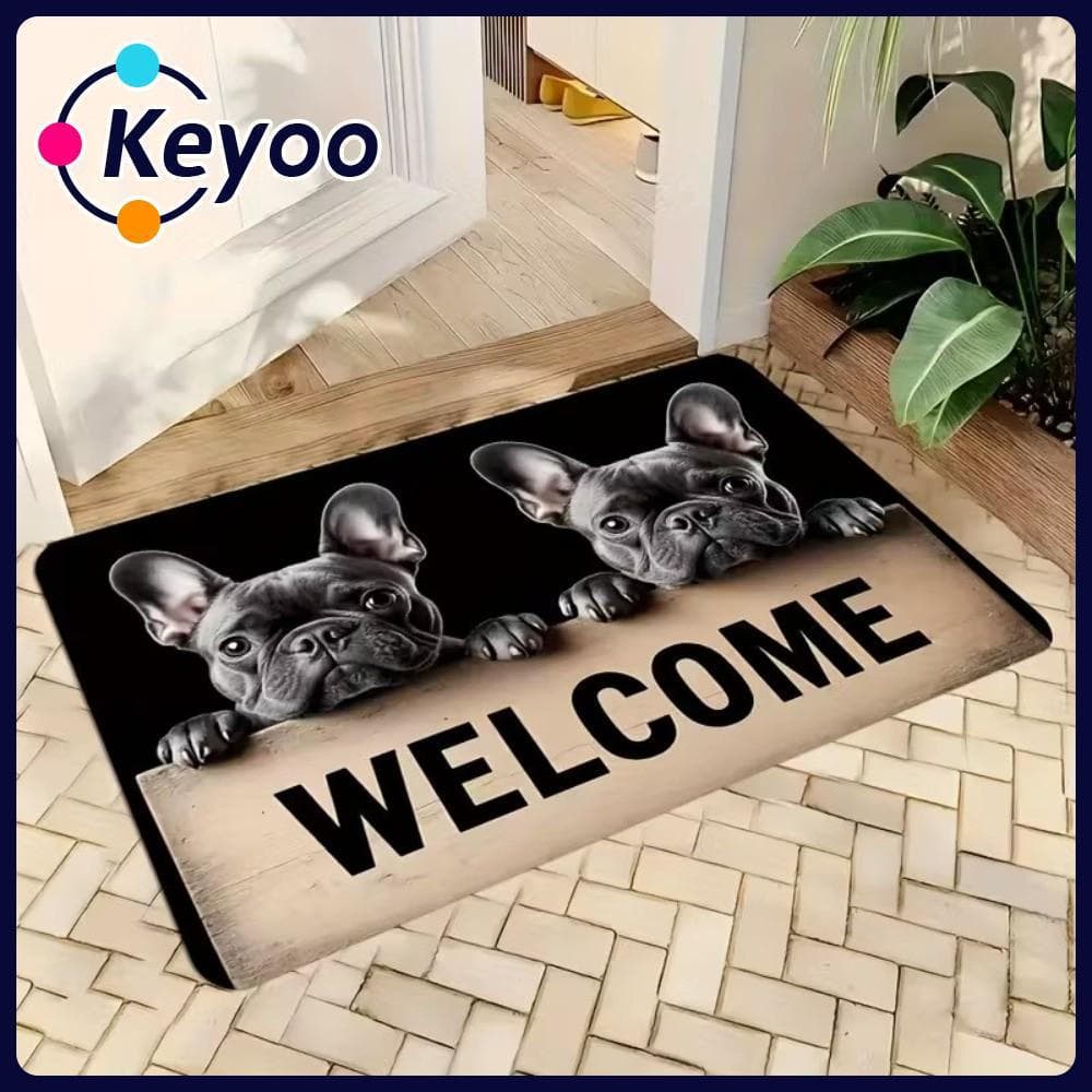 [KEYOO] Tapete Beagle , De Banheiro Antiderrapante De 40 * 60 Cm Porta De Quarto Com Absorção De Água Durável