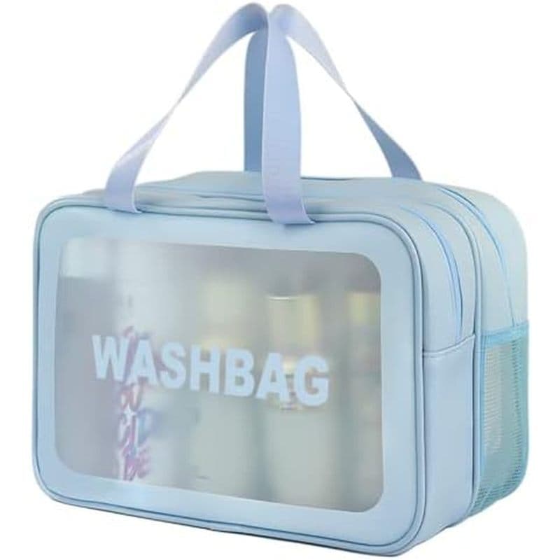 Bolsa De Higiene Pessoal De Viagem DAPOWER Para Mulheres , Translúcida Fosca Com Alça Prática , Organizadora De Cosmétic