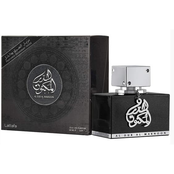 Perfume Lattafa Al Dur Al Maknoon Eau de Parfum Unissex 100ML - Novo