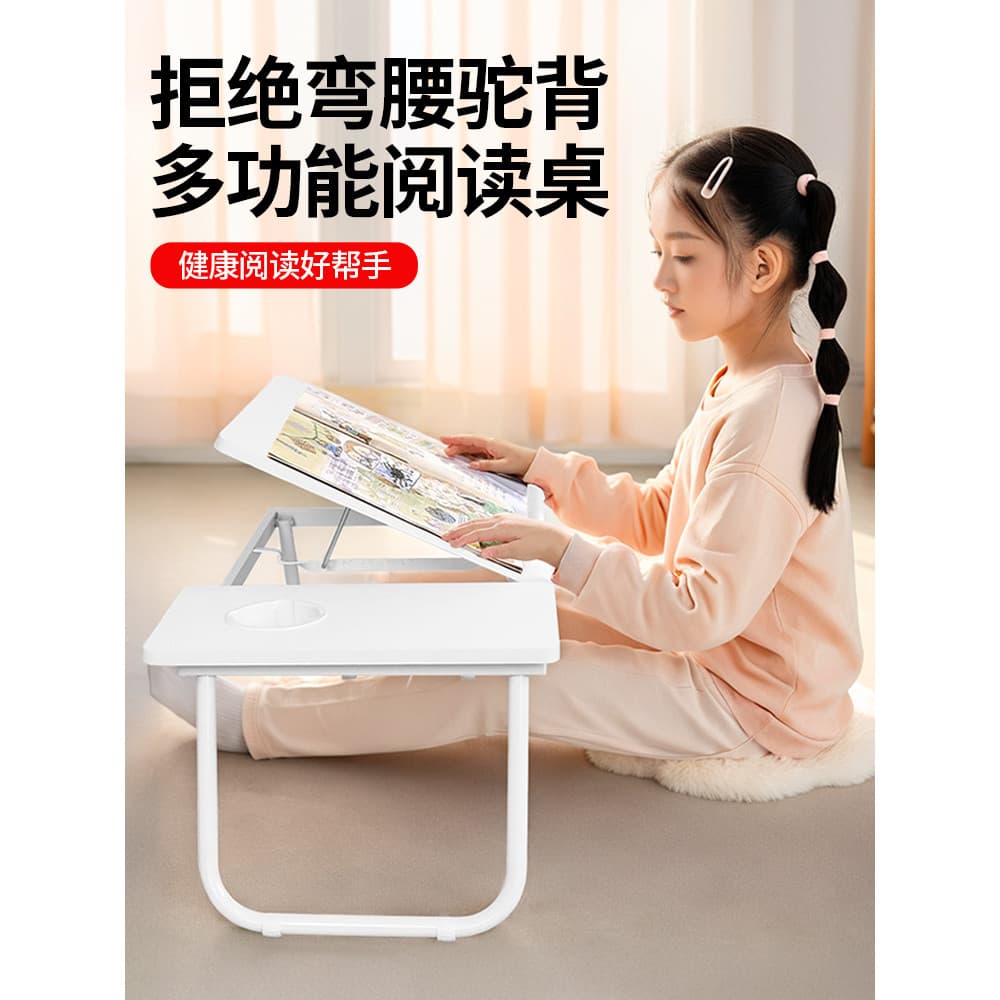 Mesa de cama dobrável, mesa para Laptop, uso em quarto infantil, aprendizagem, pintura, escrita, ferramenta útil, dormit