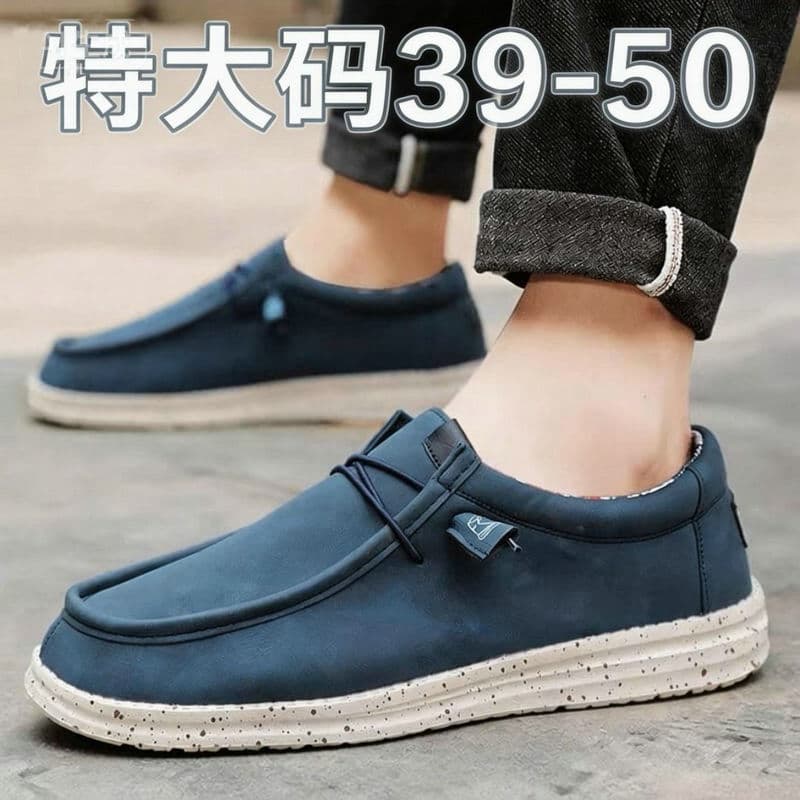 50 sapatos masculinos de tamanho Extra grande primavera deslizamento em mocassins leve 46 superfície de couro 47 pés gor