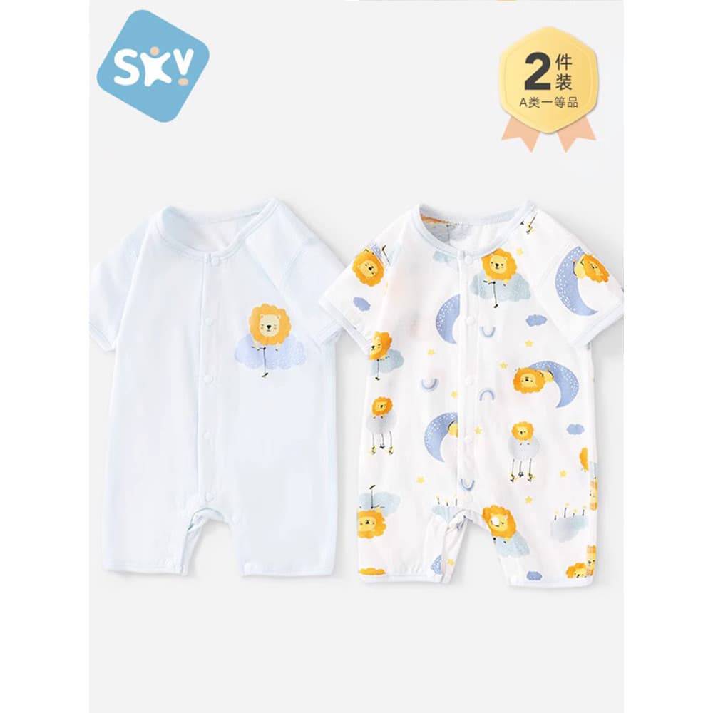Macacão de bebê recém-nascido roupas de algodão puro recém-nascido primavera outono verão algodão fino novo estilo Close