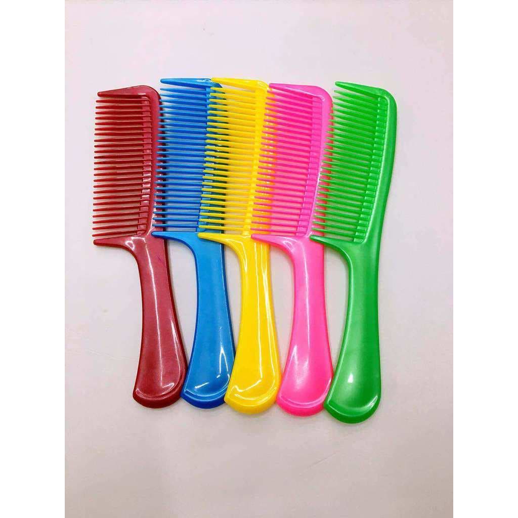 Pente de plástico com cola cozida à moda antiga, adulto, doméstico, grande, estudante, versão coreana, bonito, dobrável,