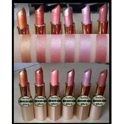Frete grátis batom perolado camelo dourado camelo rosa ouro Nude rosa dourado roxo Taro batom dourado cetim batom perola