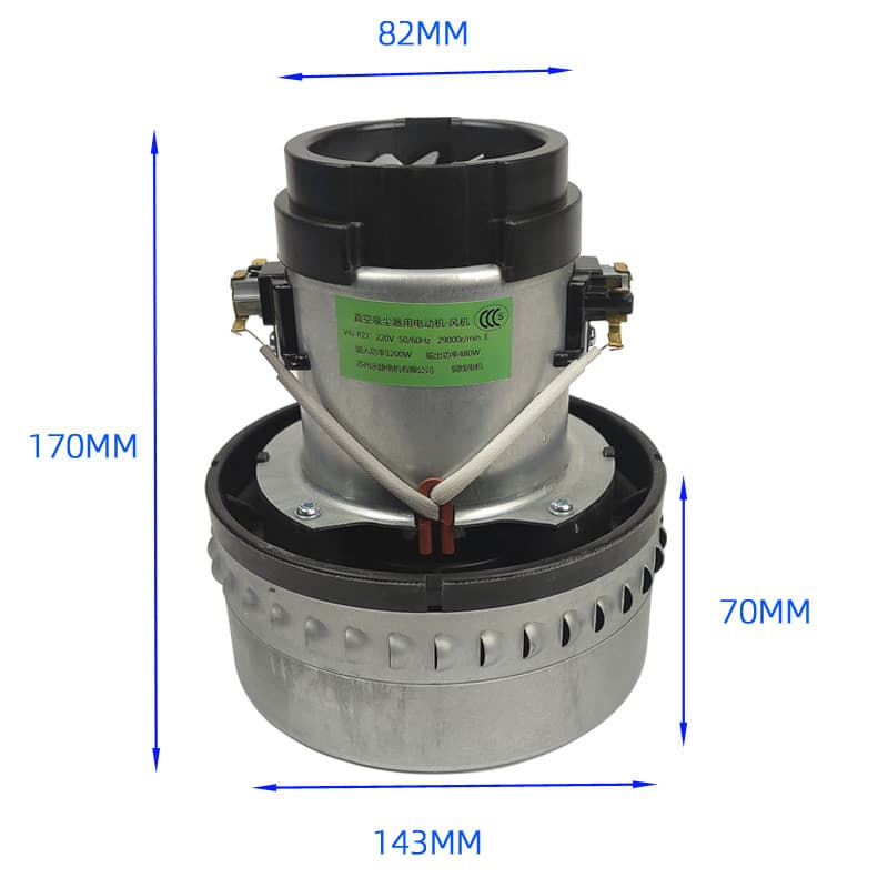 Acessórios para motor de aspirador de pó Geno Suzhou Yongjie Motor Co., Ltd. Motor V4J-P27 Ventilador 1200W