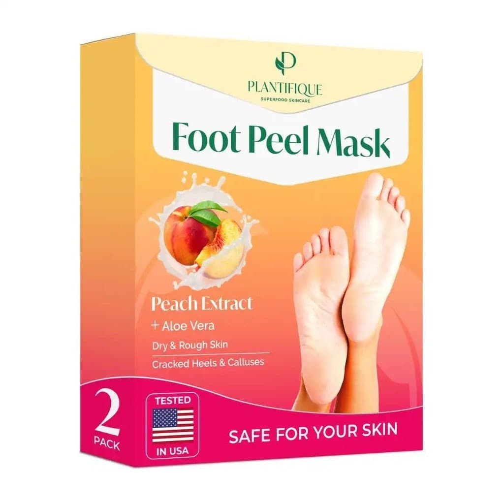 Máscara Esfoliante para os Pés Plantifo - Removedor de Calosidades para Pés Macios como os de Bebê |   Removedor de Calo