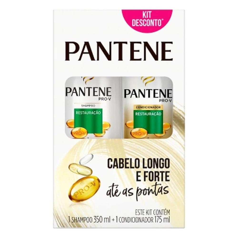 Kit Pantene Restauração Com Shampoo 350ml e Condicionador 175ml