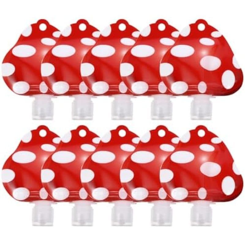 Uonlytech 10 Unidades De Frascos Recarregáveis De Tamanho De Viagem Para Shampoo E Loção , Recipientes Portáteis De Prod