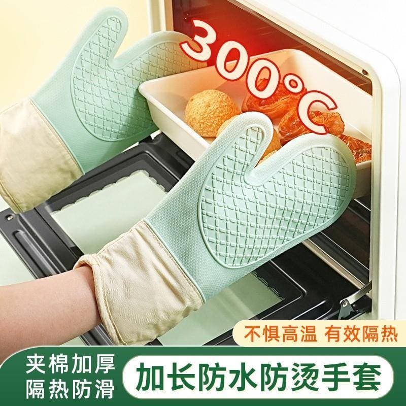 Luvas anti-escaldantes isolamento térmico alta temperatura engrossado forno cozinha isolamento térmico de alta temperatu