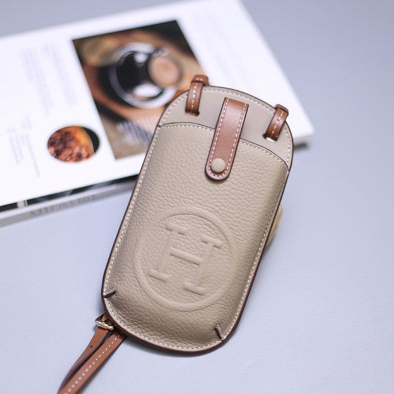 Bolsa para celular de couro genuíno genuíno feminino novo estilo 2025 venda quente moda na moda Super quente embalagem m