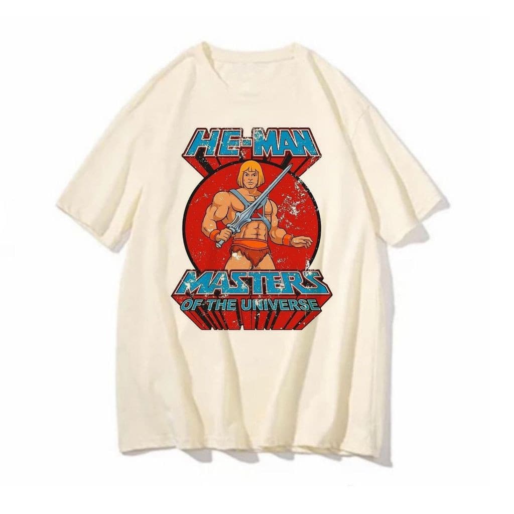 Camiseta Premium em Algodão Camisa He-Man divertida feminina classicos desenhos geek vintage retro estilo