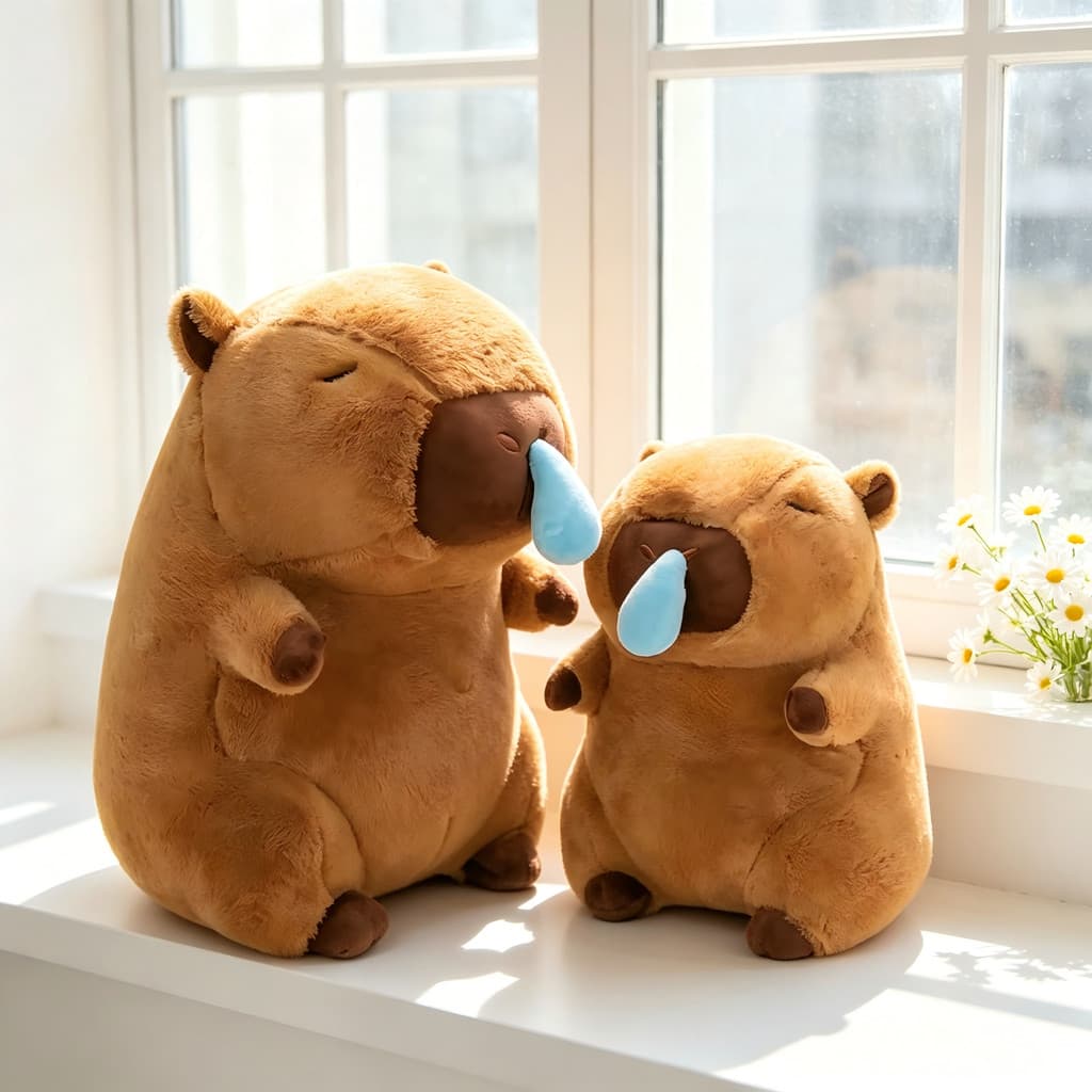 Brinquedo de Pelúcia Capivara Animal 23CM, 30CM, 40CM, Super Fofa e Macia Qualidade Premium--envio rápido