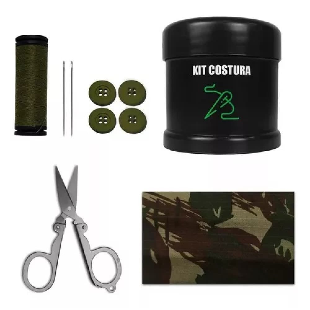 Kit Costura De Campo Sobrevivência Militar Na Selva Recruta