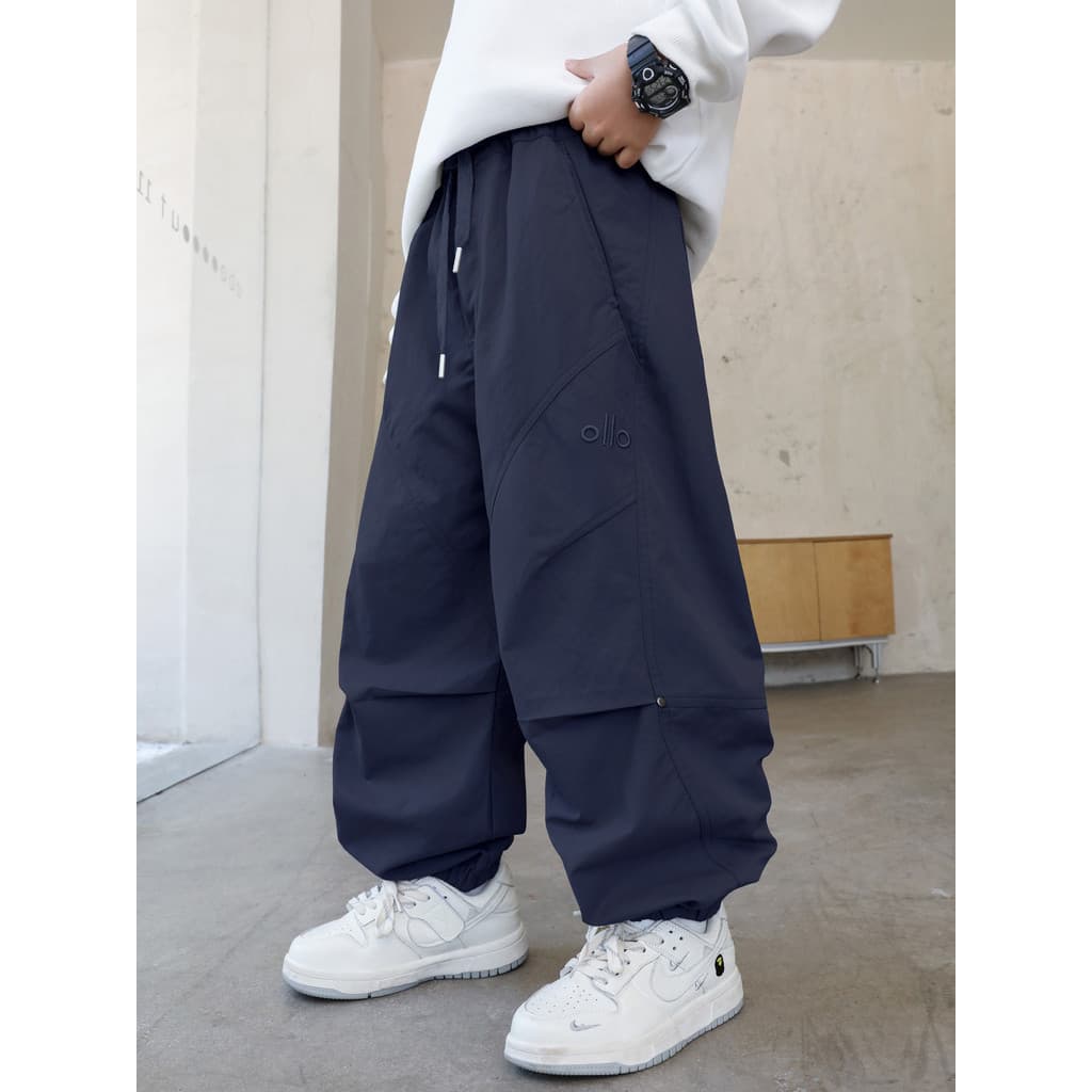 Crianças crianças calças primavera outono novo estilo meninos calças casuais médio grande crianças fechando macacão Mach