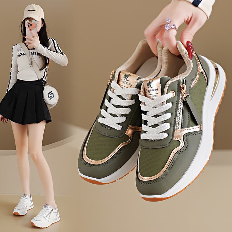 Ins versão coreana novo estilo papai sapatos femininos verão estudante esportes tênis casuais sapatos de sola grossa aum