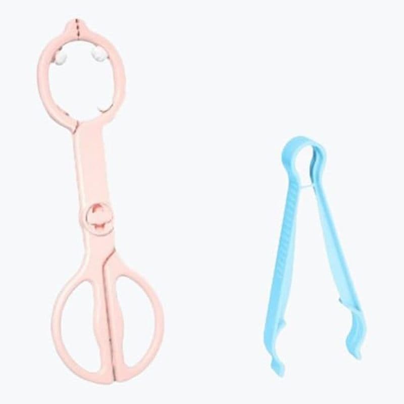 Anti-Slectic Multi-FunctionalSilicone Seguro De Alta Temperaturatong GreenBottle Tong Acolchoamento De Saladabottom