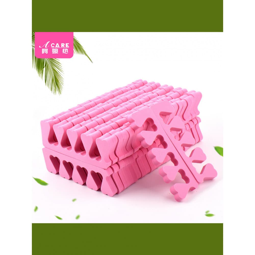 Pq801-esponja separador de dedo do pé de Silicone Manicure suprimentos ferramentas dedo do pé separador de esmalte separ