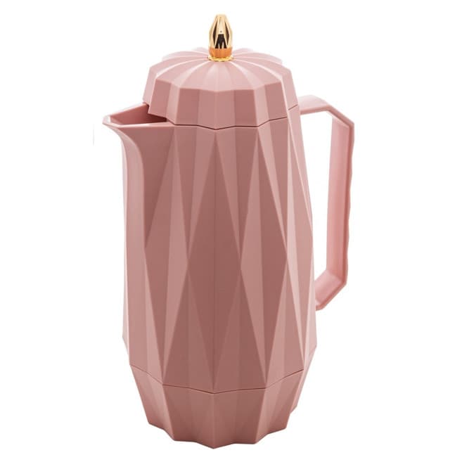 Garrafa Térmica De Plástico Diamond 1 Lt - Rosa