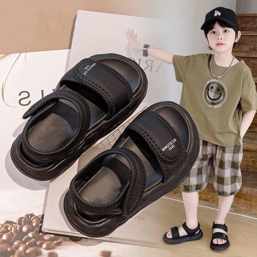 2026 verão novo estilo meninos sapatos de praia beira-mar meninas sapatos dedo do pé aberto estilo crianças coreano leve