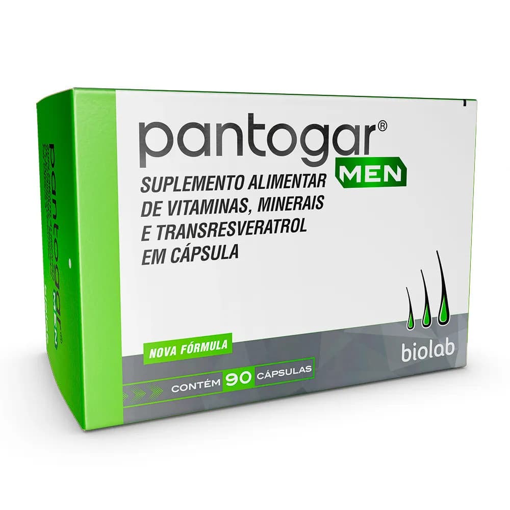 Polivitaminico Pantogar Men 90 cápsulas