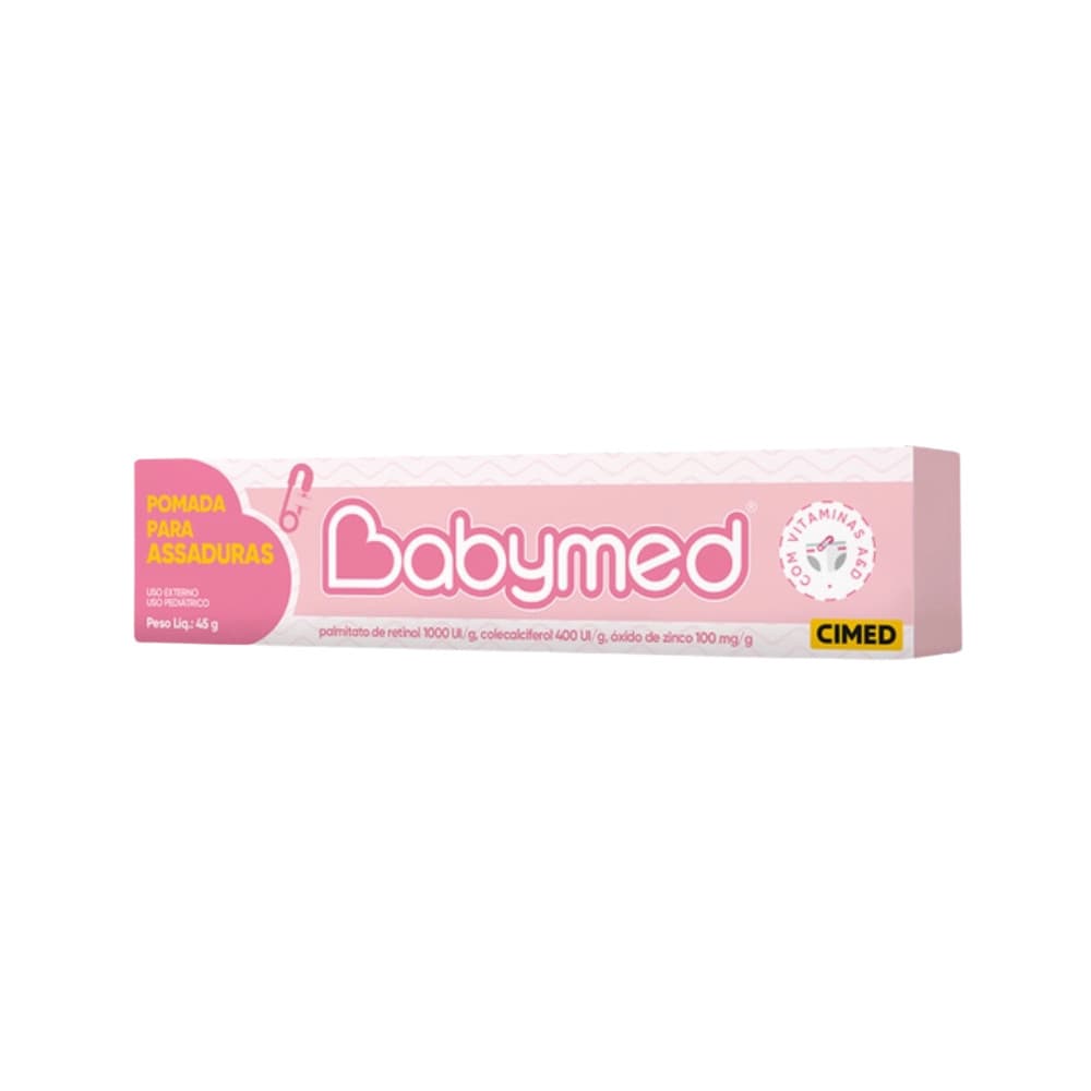 Pomada para Assadura Babymed Rosa 45g - Cimed