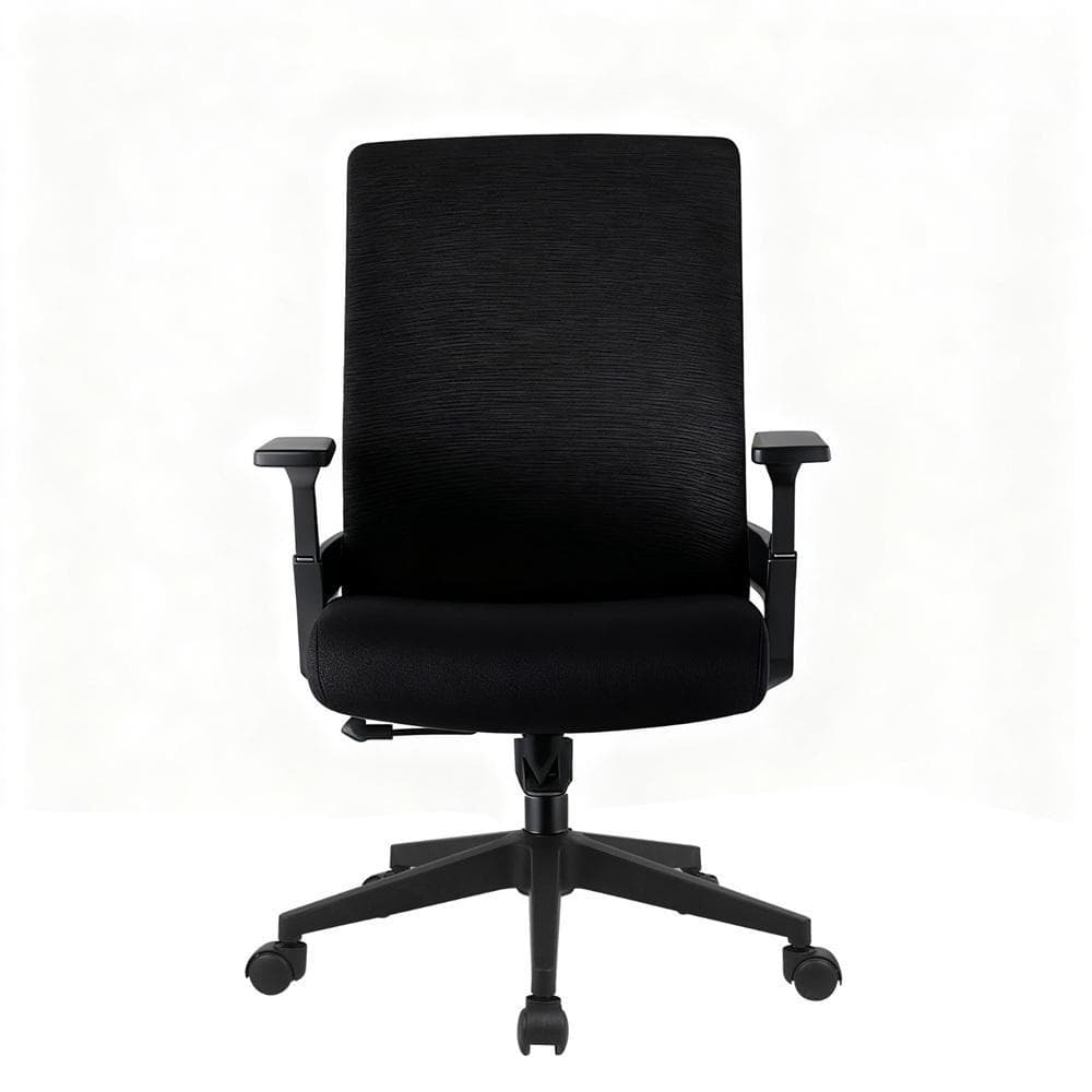 Cadeira de Escritório Presidente Fox Office Giratória Tela Mesh Preta F1251
