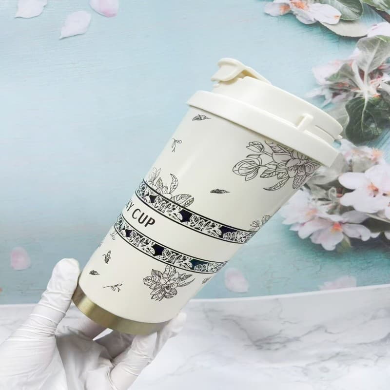 316 copo térmico 600ml Yangyangjia ventilador bem-estar xícara de café palha de alto valor copo de água dupla utilização