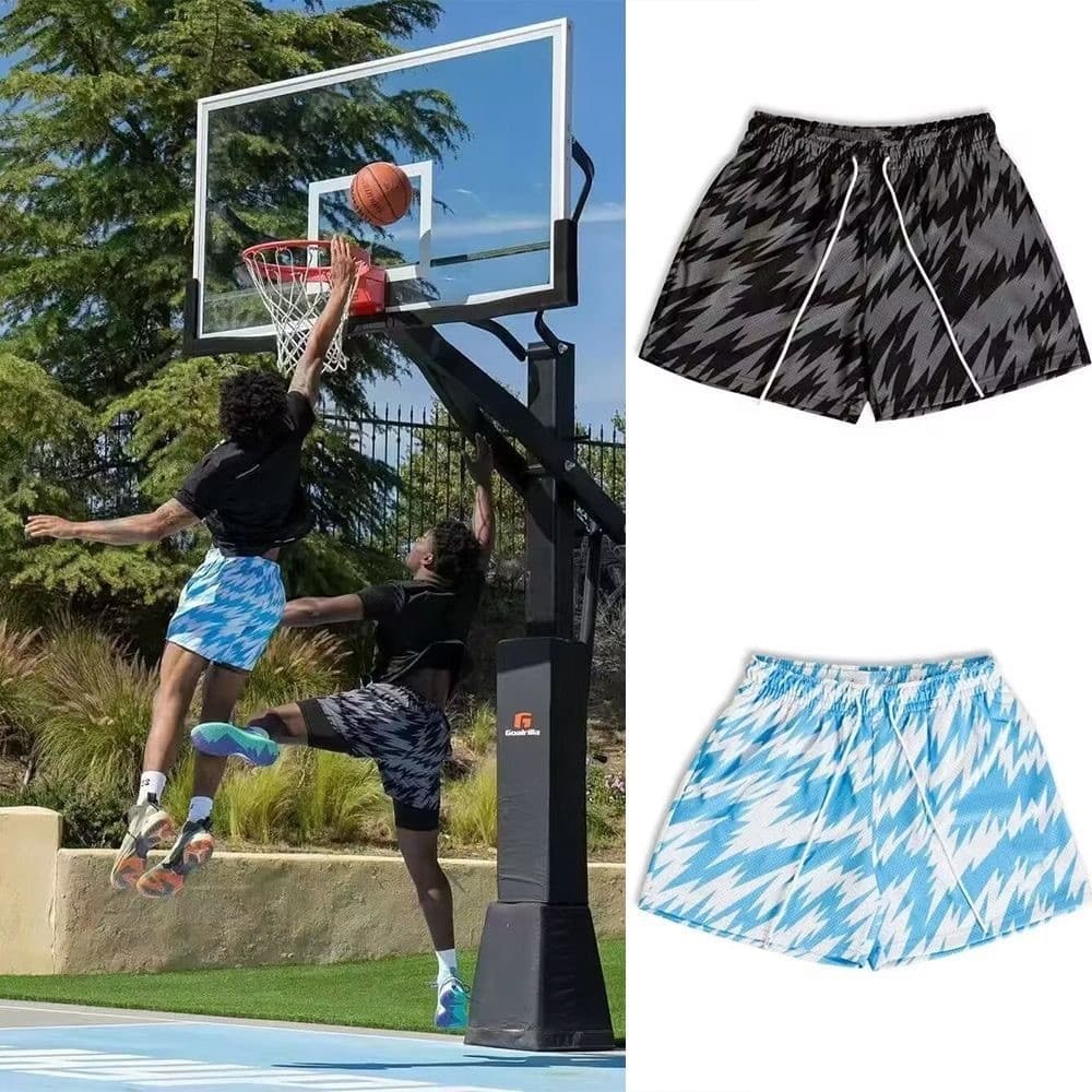 shorts De Basquete Americano , Esportivos Soltos Para Homens