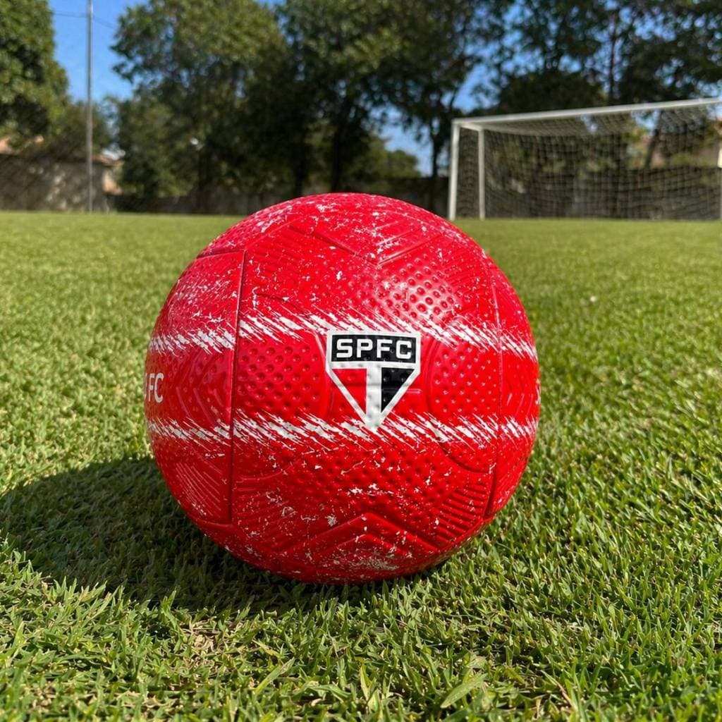 Bola São Paulo FC Futebol Campo Licenciada Recreativa Treino Jogo Torcedor Resistente Oficial Nº5