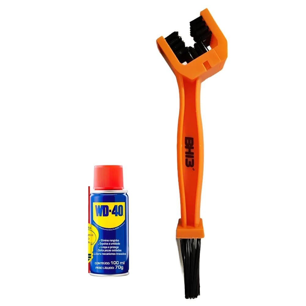 KIT LIMPEZA WD-40 100ml + ESCOVA