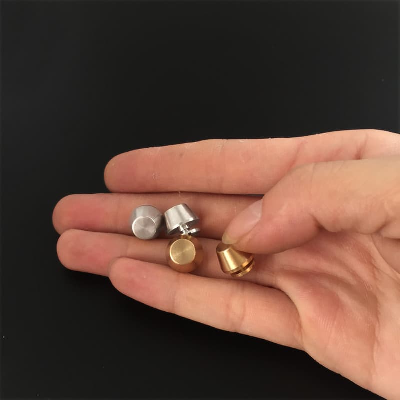 Parafusos de Base de bagagem cogumelo unhas sólido cobre puro resistente ao desgaste unhas Punk unhas saco fivela de fer