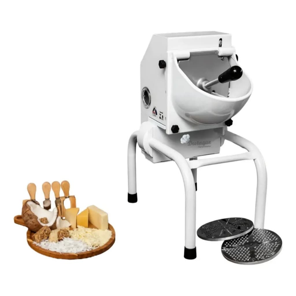 Ralador Profissional Queijo Mandioca Coco Elétrico Bivolt Industrial Máquina De Ralar
