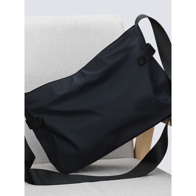 High-End simples bolsa de ombro masculina Diagonal pequena mochila mensageiro saco masculino Casual grande capacidade de