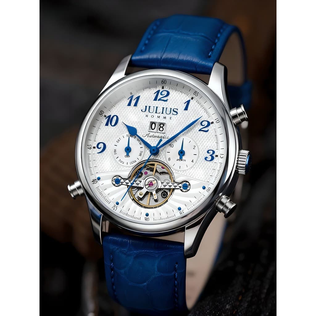 Relógio masculino relógio mecânico automático relógio masculino marca genuína negócios à prova dwaterproof água relógio