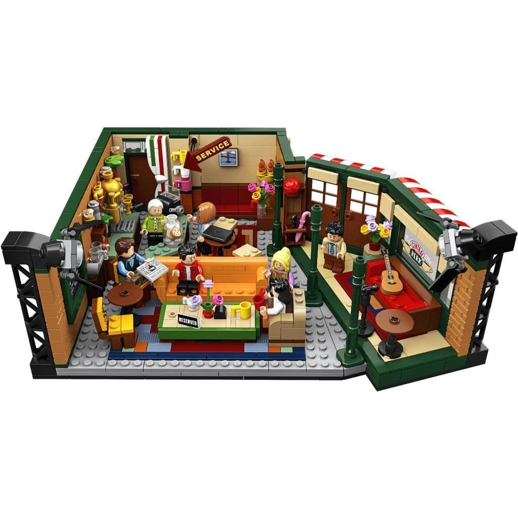 1112 Unidades |     Blocos de Construção Ideas Friends Central Perk, Brinquedos Educativos Compatíveis com Lego, Present