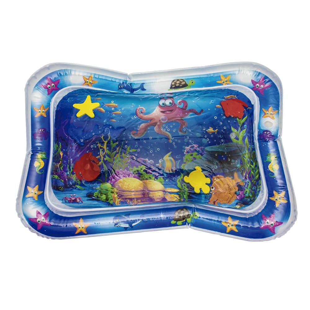 Tapete Infantil De Atividades 2 em 1 Emborrachado Dobrável Macio Para Bebê Tatame Dupla Face 180 x 120 x 10mm - Kababy