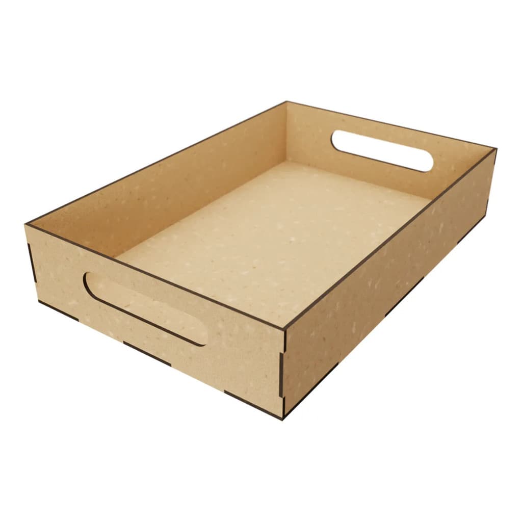 Kit 5 Bandejas Mdf 30x20 Decorativa Retangular Personalizada