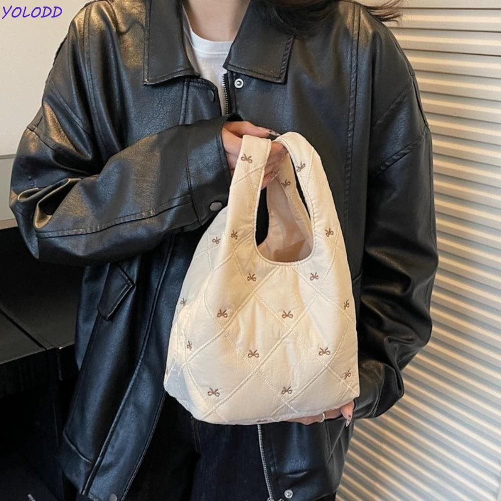 Bolsa De Pelúcia Com Estampa De Leopardo YOLODD , Sacolas De Grande Capacidade , Bolsas Coreanas Nas Axilas , Padrão De