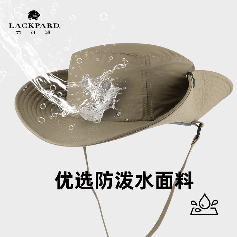 Lackpard caminhadas chapéu ocidental Cowboy chapéu balde feminino respirável protetor solar acampamento ao ar livre guar