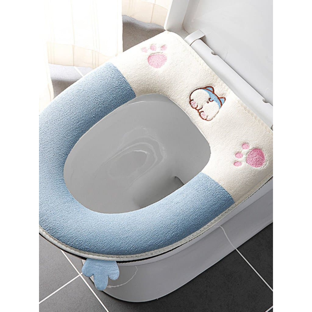Almofada de toalete doméstica quatro estações Universal capa de toalete bonito à prova dwaterproof água verão zíper engr